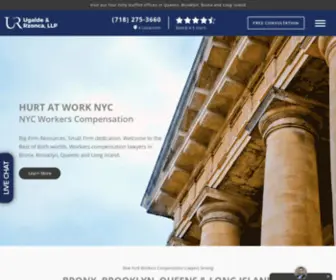Hurtatworknyc.com(New York Workers Compensation) Screenshot