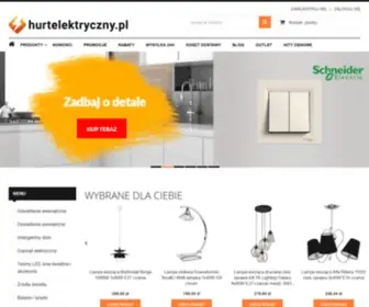 Hurtelektryczny.pl(Hurtownia elektryczna zaprasza na udane zakupy. Lampy) Screenshot