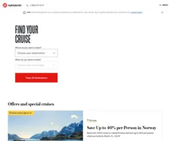 Hurtigruten.us(Norwegian Fjords &amp; Northern Lights Cruises) Screenshot