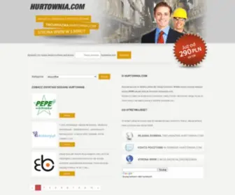 Hurtownia.com(Strona internetowa dla Twojej hurtowni) Screenshot