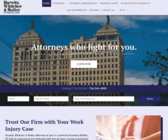 Hurwitzcomp.com(Workers' Compensation Lawyer Buffalo NY) Screenshot