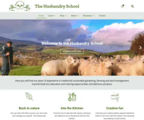 Husbandry.co.uk(The Husbandry School) Screenshot