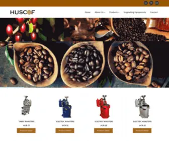 Huscof.com(Coffee Roaster Machines) Screenshot