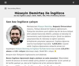 Huseyindemirtas.net(Son kez İngilizce çalışın) Screenshot