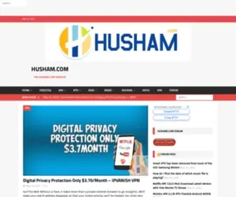 Husham.com(The Website) Screenshot
