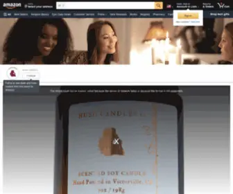 Hushcandlesco.com(HUSH CANDLES) Screenshot
