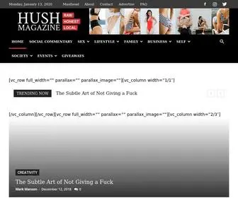 Hushmagazine.ca(HUSH Magazine) Screenshot