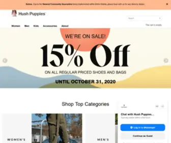 Hushpuppies.com.ph(Official Hush Puppies Philippines Site) Screenshot