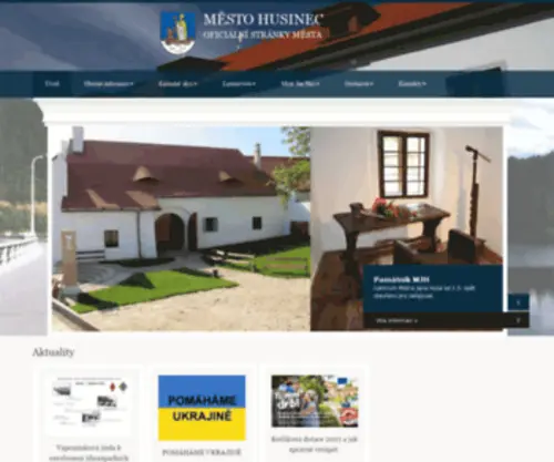 Husinec.cz(Město) Screenshot