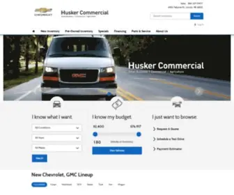 Huskerfleet.com(Take A Look At Husker Fleet & Find The Best Deals On GMC & Chevy Cars Trucks Vans & SUVs) Screenshot