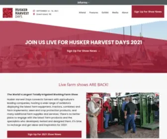 Huskerharvestdays.com(Husker Harvest Days) Screenshot