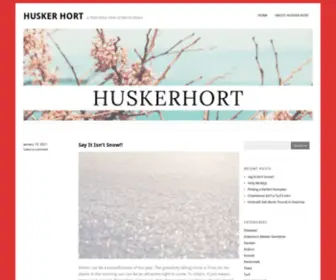 Huskerhort.com(Husker Hort) Screenshot