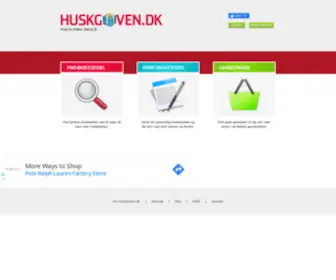 Huskgaven.dk(This server) Screenshot