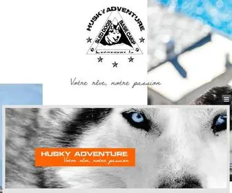 Husky-Adventure.net(Traîneaux à chiens savoie) Screenshot