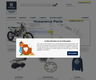 Husky-Shop24.de(Husqvarna Motorcycles Onlineshop) Screenshot