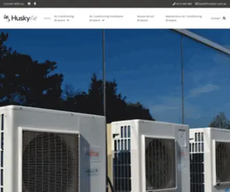 Huskyair.com.au(Air Conditioning) Screenshot