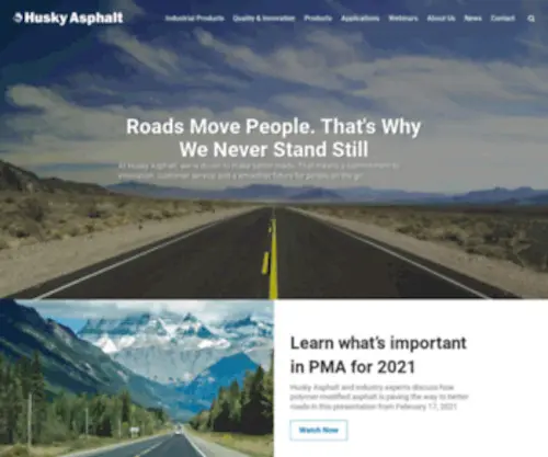 Huskyasphalt.com(Cenovus Asphalt's holistic approach starts with sourcing top) Screenshot