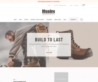 Huskyboutique.com(Vente de vêtements et chaussures de travail sécuritaire) Screenshot