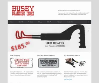 Huskybrandingirons.com(Branding Irons) Screenshot