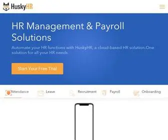 Huskyhr.com(Human Resource Management System) Screenshot