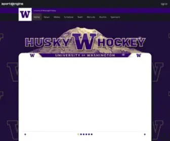 Huskyicehockey.com(University of Washington Hockey) Screenshot