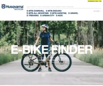 HusqVarna-Bicycles.com Screenshot