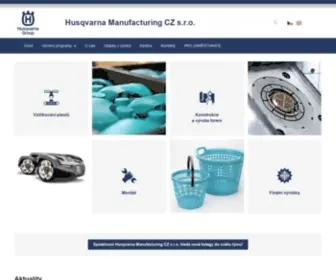 HusqVarnamanufacturing.cz(Husqvarna Manufacturing CZ s.r.o) Screenshot