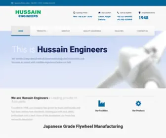 Hussaineng.com(Hussain Engineers) Screenshot