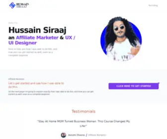 Hussainsiraaj.com(Hussain Siraaj) Screenshot