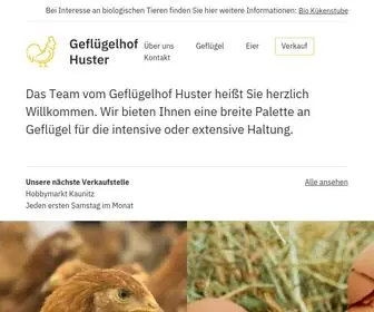 Huster-Verl.de(Geflügelhof) Screenshot