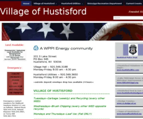 Hustisford.com(Village) Screenshot