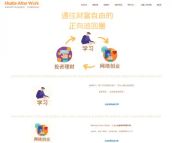 Hustleafterwork.com(Hustle After Work 高效利用下班后的时间) Screenshot