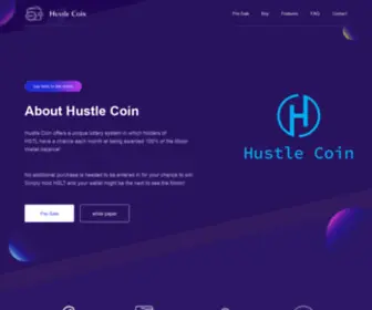 Hustlecoin.today(Hustle Coin) Screenshot