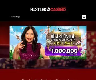 Hustlercasino.com Screenshot