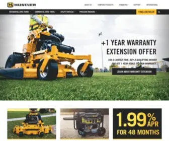 Hustlerturf.com(Zero-Turn Riding Lawn Mowers) Screenshot