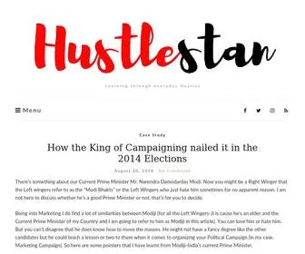 Hustlestan.com(Learning through everyday Hustles) Screenshot