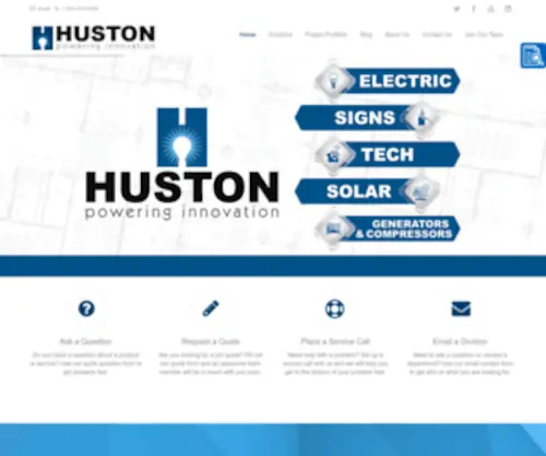 Hustonelectric.com(Hustonelectric) Screenshot