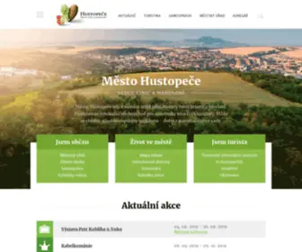Hustopece-City.cz(Město Hustopeče) Screenshot