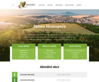 Hustopece.cz(Město Hustopeče) Screenshot