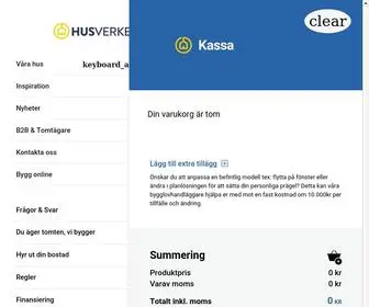 Husverket.se(Attefallshus) Screenshot