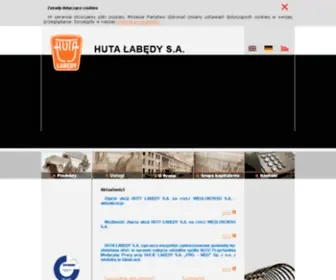 Hutalab.com.pl(HUTA ŁABĘDY S.A) Screenshot