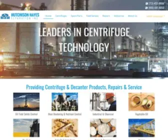 Hutch-Hayes.com(Centrifuges) Screenshot