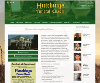 Hutchingsfuneralchapel.com(Hutchings Funeral Chapel) Screenshot