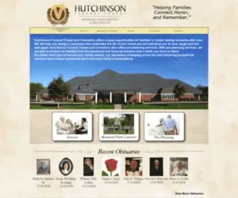 Hutchinsonfc.com(Hutchinson Funeral Chapel) Screenshot