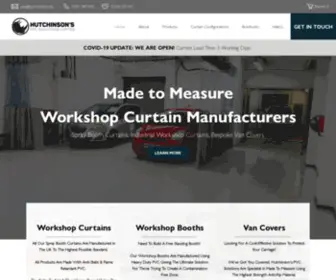 Hutchinsons-PVC-Solutions.co.uk(Spray Booth Curtains) Screenshot