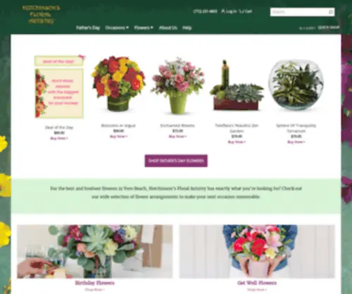Hutchinsonsfloralartistry.com(Vero Beach Florist) Screenshot