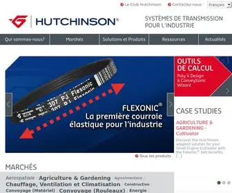 Hutchinsontransmission.fr(Systèmes des transmission et courroies pour l'industrie) Screenshot
