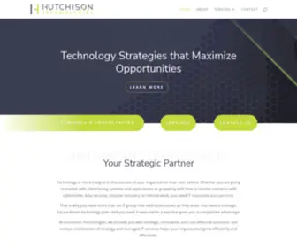 Hutchison-Technologies.com(Our unique combination of strategy and managed IT services) Screenshot