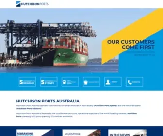 Hutchisonports.com.au(Hutchison Ports Australia) Screenshot