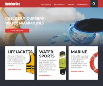 Hutchwilco.co.nz(Hutchwilco Home of life jackets) Screenshot